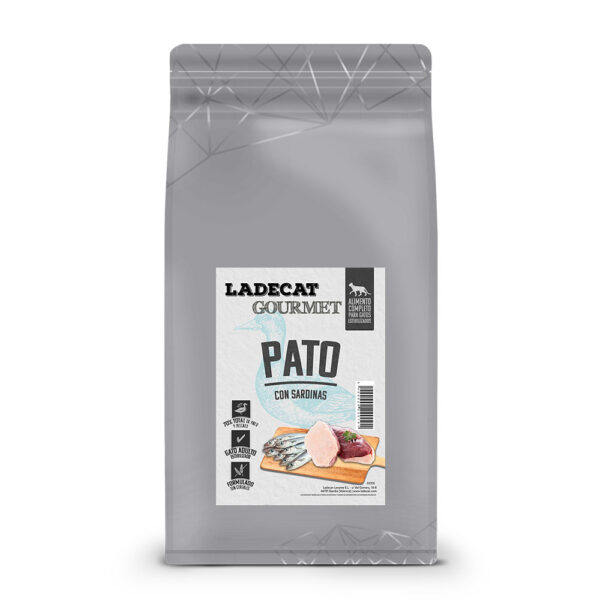 Ladecat Gourmet Pato con Sardinas esterilizados 1,5 kg