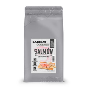 Ladecat Gourmet Salmon Pescado Blanco esterilizados 1,5 kg